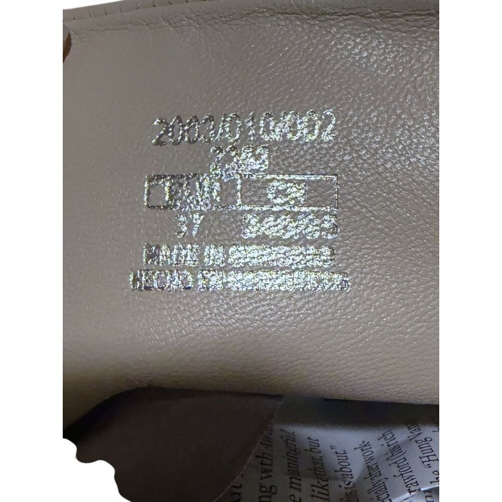 Zara Knee High Leather Boots US 6.5 EU 37 Capsule Go Go Cream Blogger Fave - Picture 9 of 12